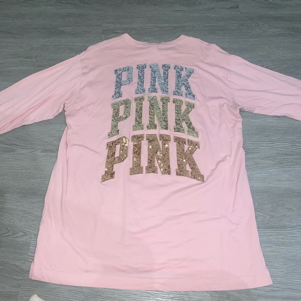 Victoria Secret Pink - Long Sleeve Tee - Size S